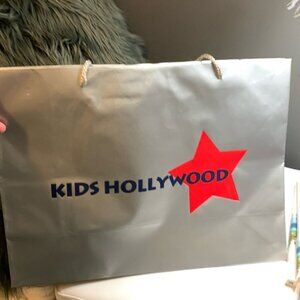 Kids Hollywood Gray Shopping Gift Bag